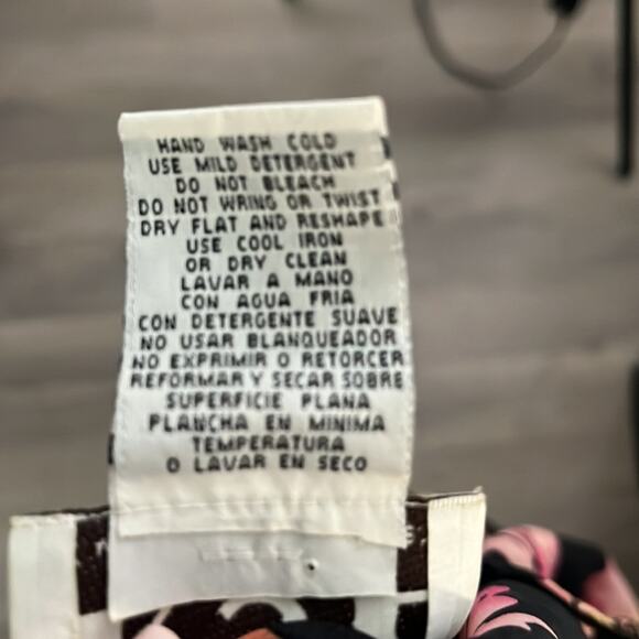 KSL by Karin Stevens Floral Tie Front Blouse Size 14W - Picture 7 of 7